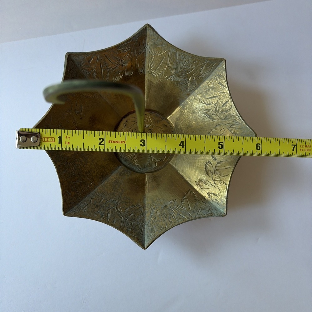 BRASS UMBRELLA TRINKET / RING DISH - Picture 10 of 11